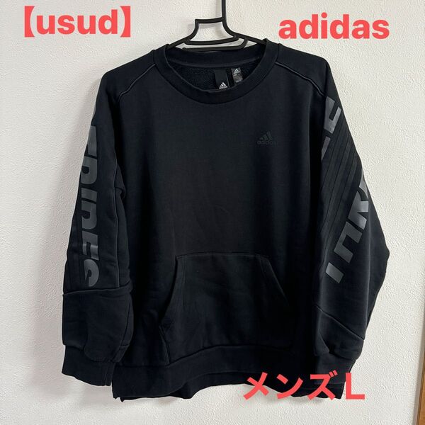 【usud】adidas * トレーナー / 裏起毛