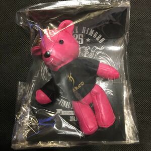 新品 氷室京介 25th Anniversary Tour GREATEST ANTHOLOGY Naked KH bear キーホルダー クマ ベア 横浜スタジアム グッズ ピンク