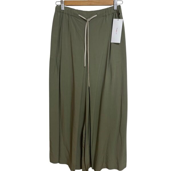 新品タグ付き!!Wrapin nineロングスカッツ ガウチョパンツ カーキ