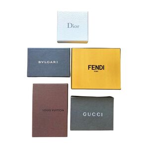 値下げ!空箱 ブルガリフェンディ グッチ ティファニーディオールセットプレゼントリボン BVLGARI TIFFANY GUCCI