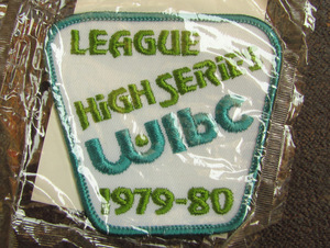 【ワッペン】WIBC LEAGUE HIGH SERIES 1979 - 1980 ボウリング デッドストック USA ビンテージ アメリカ 古着 レア ワーク