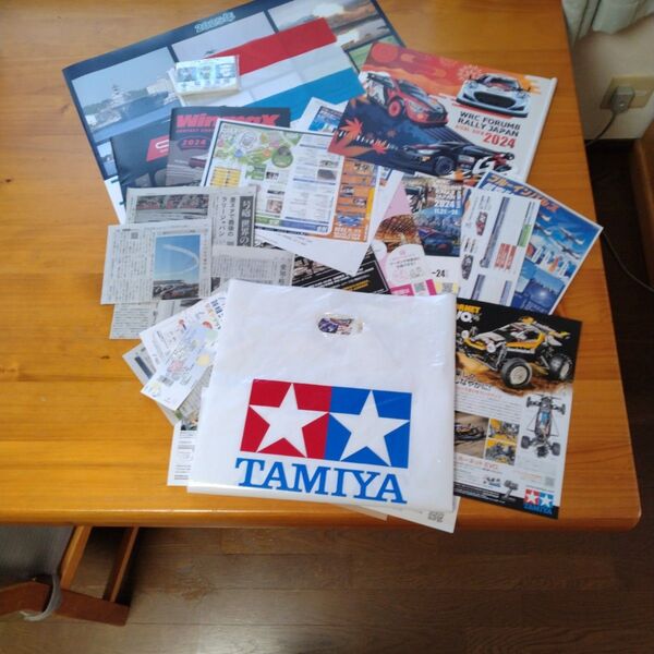 WRCジャパンラリー2024公式フライヤーセットwithTAMIYA