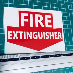 US アメリカン 消火栓 消火器ステッカー2