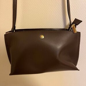 レガートラルゴ レザー ショルダーバッグ ブラウン 斜め掛け