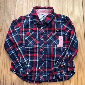 arnold palmer timeless キッズ ネルシャツ