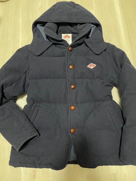 【美品】BEAMS別注 DANTON ウールモッサ ダウンジャケット XL