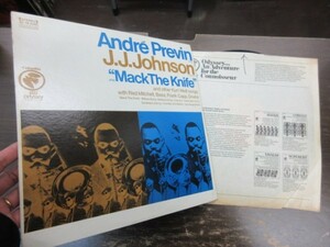 三P1■LP★アンドレ・プレヴィン（Andre Previn）& J・J・ジョンソン（J.J.Johnson）ODYSSEY US盤 XSM-55133//MAT 2A/2A「Mack the knife」