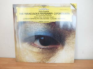 LP Abbado Bartok The Miraculous Mandarin・2portraits 　西独盤　