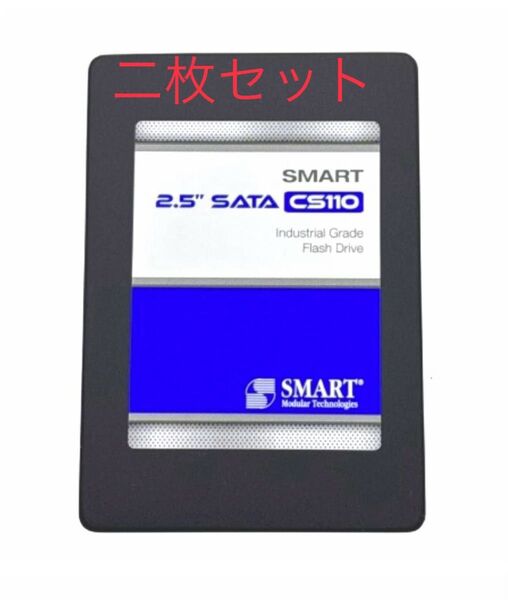 2.5インチ SATA600 SSD 64GB SMART 内蔵SSD 耐久性 /新品バルク品/2枚セット