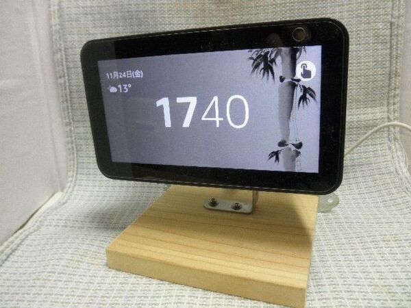 廉価品 アレクサ Echo Show 5 下方モニター台 止め金具付き