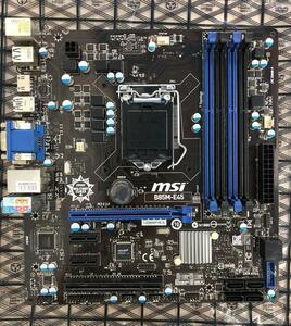 MSI B85M-E45 LGA 1150 Intel B85 DDR3 HDMI SATA 6Gb/s Micro ATX