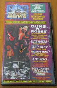 VHS HARD 'N' HEAVY Volume13 ビデオ 字幕付 ライナー封入...Guns N' Rose Faith No More Testament Classic Trax Anthrax