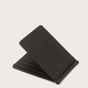 【値下げ中】マネークリップ 財布 折りたたみ財布 黒