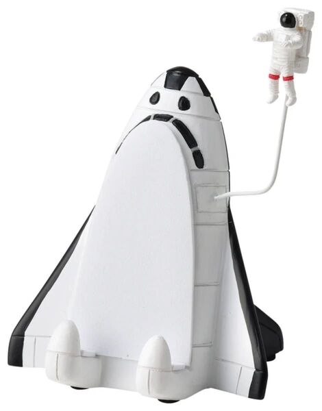 スマホスタンド 宇宙飛行士 ロケット 宇宙船 インテリア ホワイト デスク おもしろい かわいい
