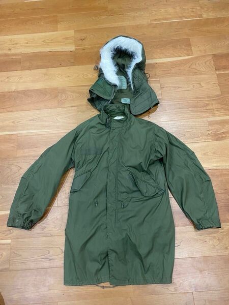 フルセットm65フィッシュテールパーカーXSサイズ美品フードデッドストック