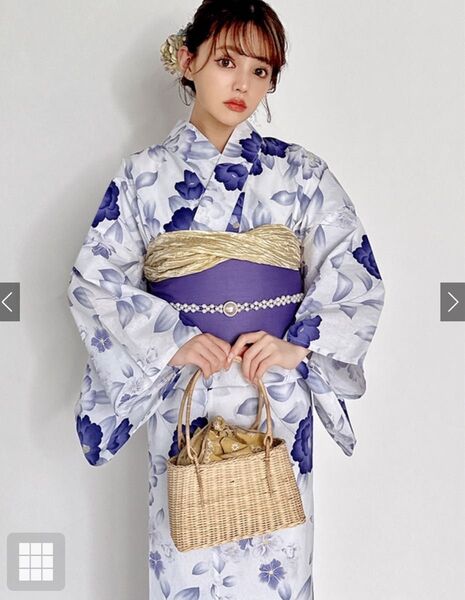 椿浴衣セット