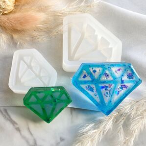 ダイヤモンドシェイカー①大小セット シリコンモールド