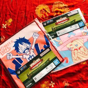 ワンピース 一番くじ ハンドタオル タオル ルフィ チョッパー
