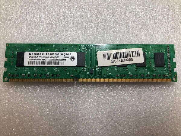 PC3-12800U 4g 1枚