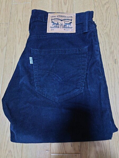 Levi's リーバイス511 コーデュロイ w29 ブラック 美品 04511-1019