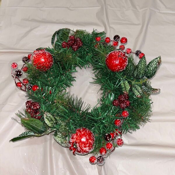 クリスマスリース オーナメント クリスマス 飾り 約30cm