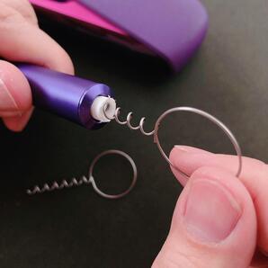 アイコス イルマ iqos iluma スティック たばこ 中折れ 詰まり 中で 折れた 詰まった 取り出す 抜き出す 専用 ツール ねじ ネジ ピック 3本