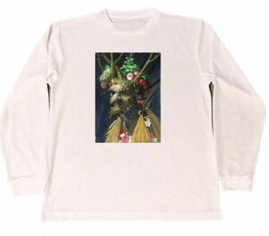 アルチンボルド　ドライ　Tシャツ　Four Seasons in One Head　名画　絵画　グッズ　ロング　ロンT　白