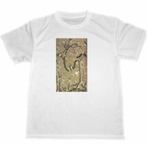 伊藤若冲　ドライ　Tシャツ　梅花小禽図　名画　絵画　アート　グッズ_画像1