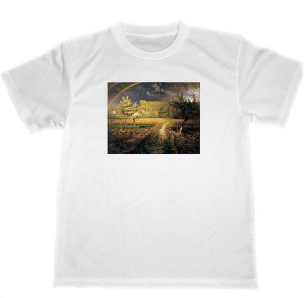 Jean Francois Millet Camiseta seca Obra maestra Pintura Primavera Productos Millet, talla m, cuello redondo, carta, logo