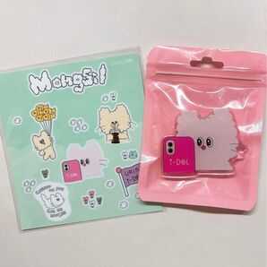 新品 mongsil uria i-dol スマホグリップ ステッカー 韓国