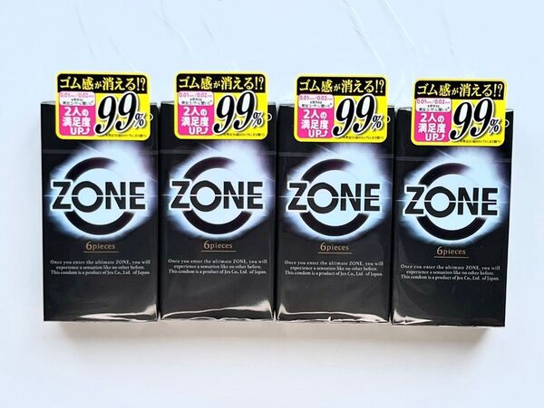 ZONE ゾーン コンドーム 6個入×4ケース