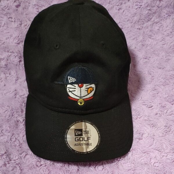 NEW ERA ニューエラ ゴルフ ドラえもんコラボキャップ ブラック