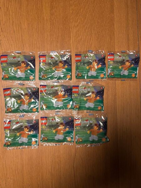 レゴ10袋セット LEGO SYSTEM 3304 shell ミニフィグ オランダ ナショナル チーム