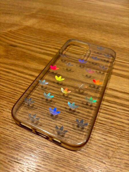 adidas iPhone12 スマホケース クリアケース クリア