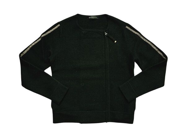 【美品】ダーマコレクション フェルト生地 ノーカラージャケット