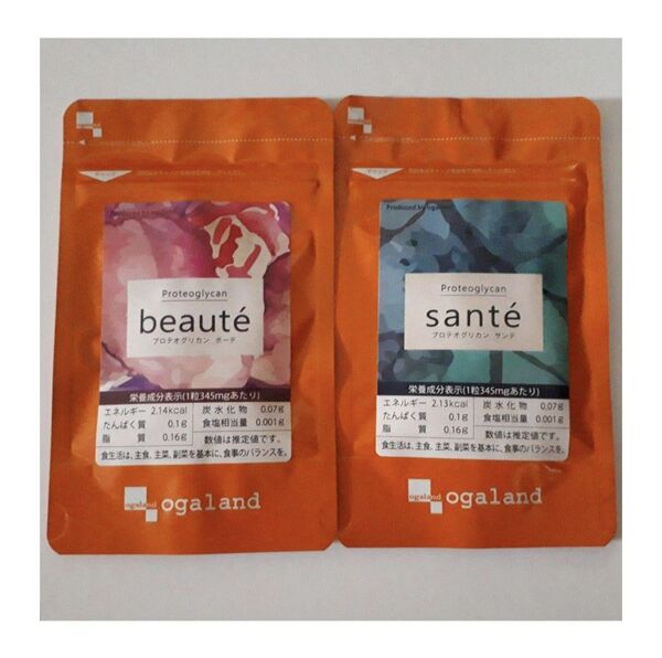 オーガランド プロテオグリカン Beaute&Sante 各30日分