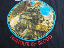 TANK Tシャツ honour and blood 黒XL 大きいサイズ / metallica motorhead overkill slayer sodom venom warfare destructor iron maiden_画像3