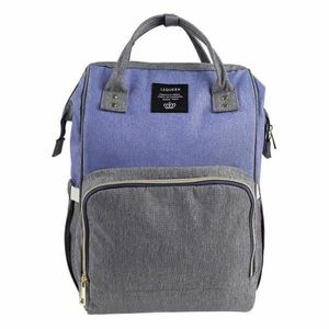 産科バッグ防水おむつバッグバックパックのためのママおむつバッグ大容量バッグ旅行ミイラバッグデザイナー看護バッグ　Purple Grey