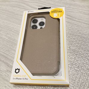 iFace Cardina 2nd iPhone 15pro 手帳型 ベージュ