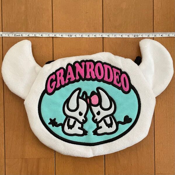 GRANRODEO フラットポーチ ロジャー顔型 紐付き アミューズメント景品