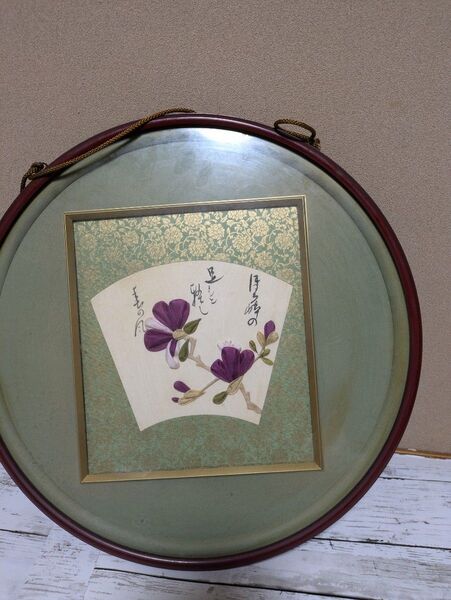 ☆激安☆大幅値下げインテリア・壁掛け式円型押し花書物