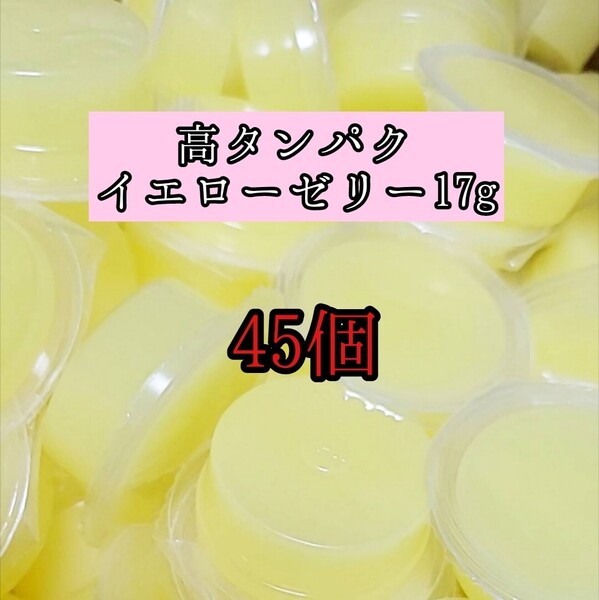 高タンパク イエローゼリー17g 45個 クワガタ カブトムシ オオクワガタ フクロモモンガ ハムスター フクロモモンガ 小動物 クワカブ
