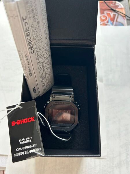G-SHOCK GM-5600B-1JF オールブラック 腕時計 カシオ