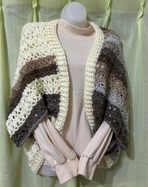 (値下げ中)ハンドメイド コクーンカーディガン モモンガカーディガン 母の日プレゼント