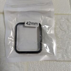 Apple Watch カバー アルミ 42mm ブラック 黒 アルミ 5、 6 、7世代 K3 傷、衝撃から守る