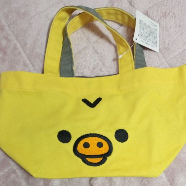 キイロイトリ ロフト限定 Yellow ,Black ミニトートバッグ