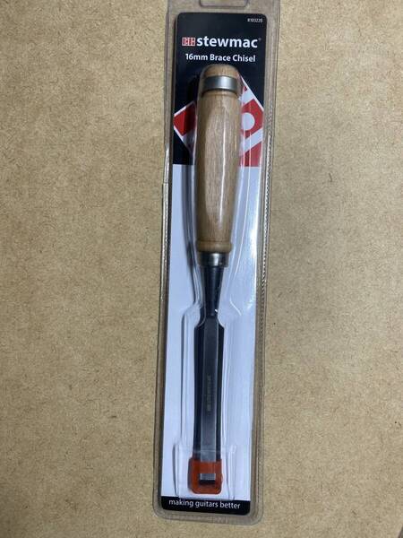 StewMac カーブド・ギター・ブレース・チーゼル 16mm Curved Guitar Brace Chisels #STEWMAC-CUCHISELS-16