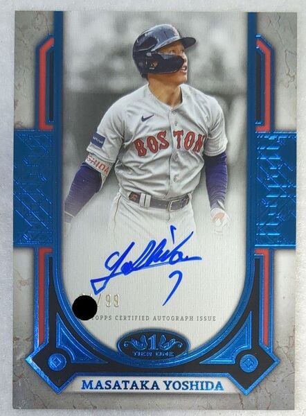 ★99枚限定直筆サイン★ 吉田 正尚 - 2024 Topps Tier One #PPA-MY Masataka Yoshida
