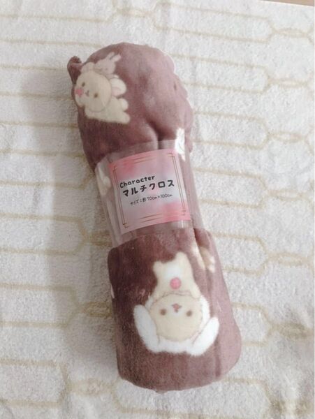 サンエックス リラックマ コリラックマ うさぎ 総柄 マルチクロス ひざかけ