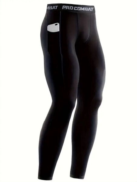 【新品】スポーツタイツ アンダースパッツ 黒 タイツ スポーツ スパッツ Lサイズ